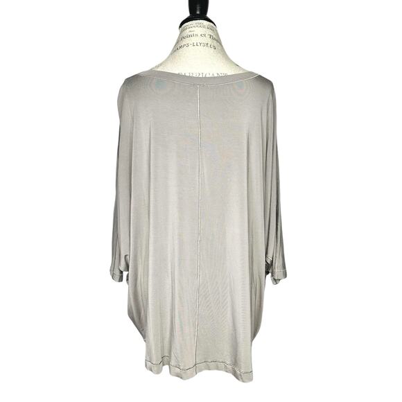 Athleta | Women | Relaxed Weekender Bluff Gray Batwing Athletic Top | Size Large - Picture 3 of 11